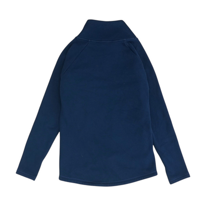 Navy Solid Sweatshirt Pullover