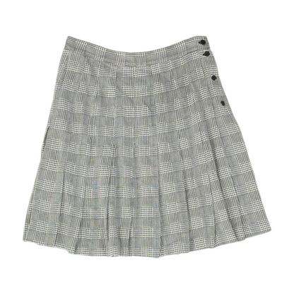 Vintage Gray Houndstooth Skirt