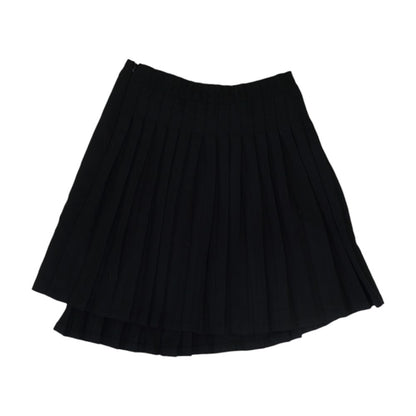 Black Solid Skirt