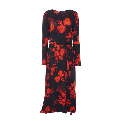 Black Floral Maxi Dress