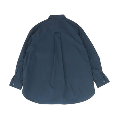 Navy Solid Long Sleeve Button Down