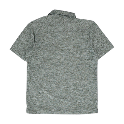 Gray Abstract Short Sleeve Polo