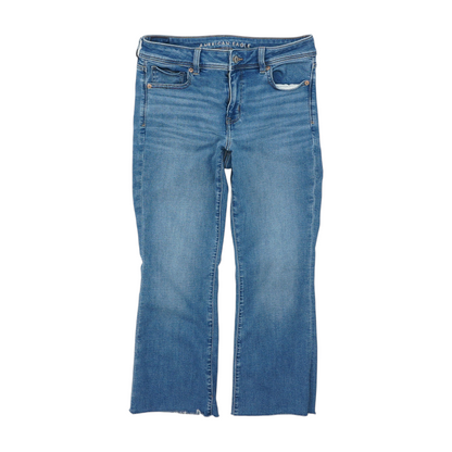 Blue Short Bootcut Jeans
