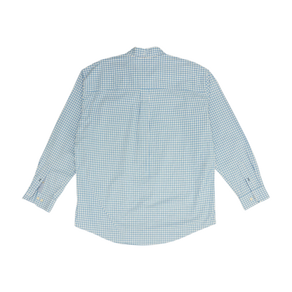 Blue Check Long Sleeve Button Down