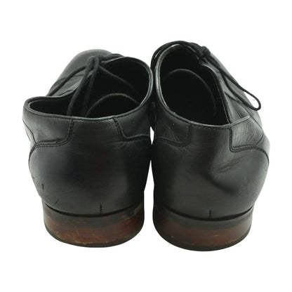Black Leather Derby/oxford Dress Shoes