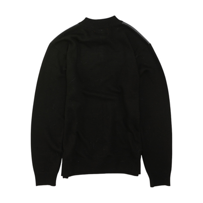 Gray Argyle 1/4 Zip Sweater