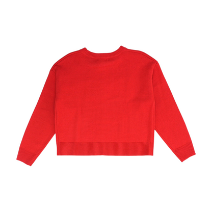 Red Pullover Sweater