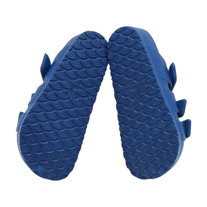 Bowie Blue Athletic Slides
