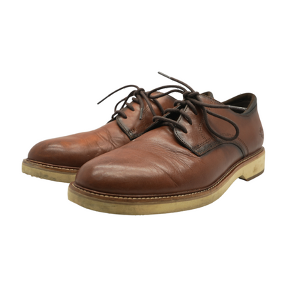 Brown Lace-Up Casual Shoes