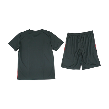 Black Color Block Active Set