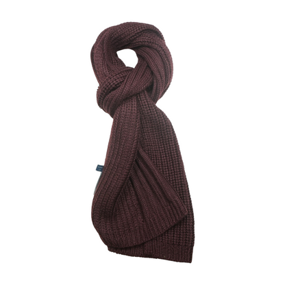 Burgundy Acrylic Scarf
