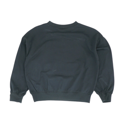 Black Graphic Sweatshirt Pullover