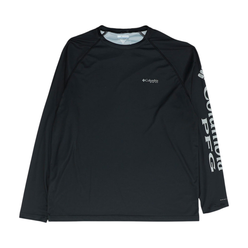 Columbia Black Solid Active T-Shirt – Image 1