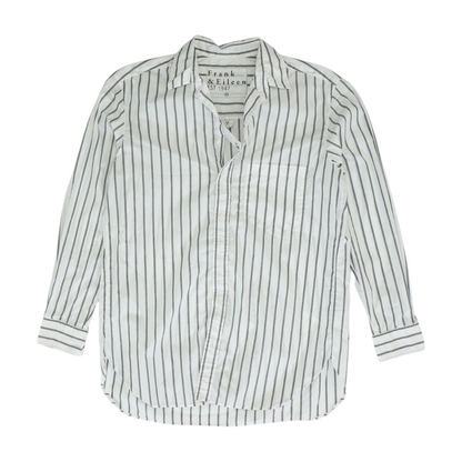 White Striped Button Down