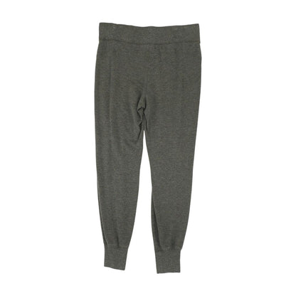 Gray Solid Joggers Pants