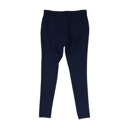 Navy Solid Five Pocket Pants