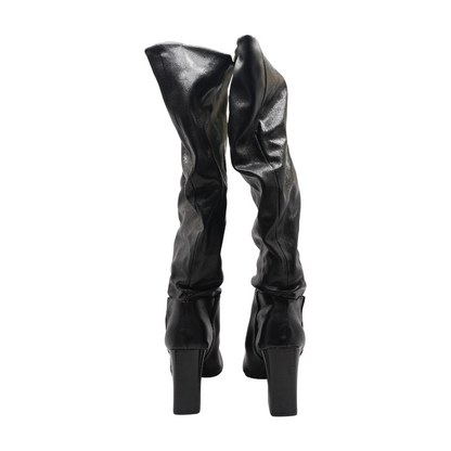 Black Knee-High Boots