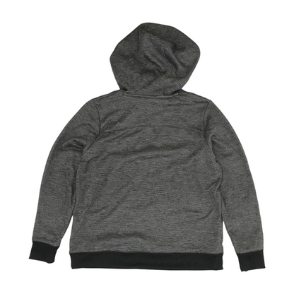 Gray Solid Hoodie Pullover