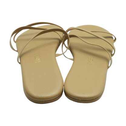 Beige Flat Sandals