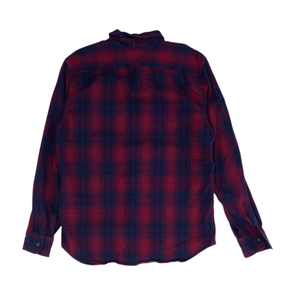 Red Plaid Flannel Button Down