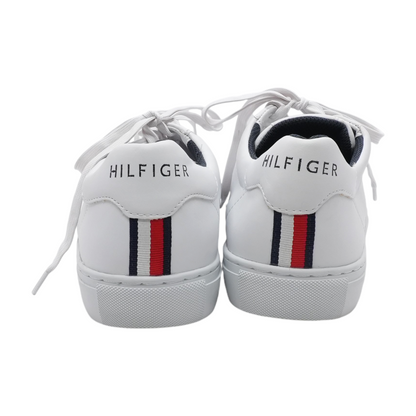 White Low-Top Athletic Shoes