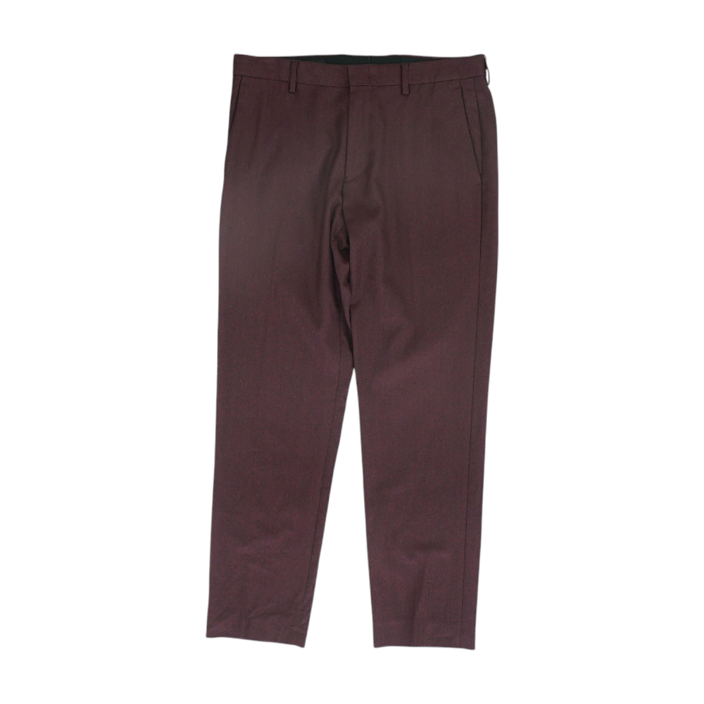 Maroon Slim Pants