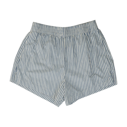 Blue Striped Chino Shorts