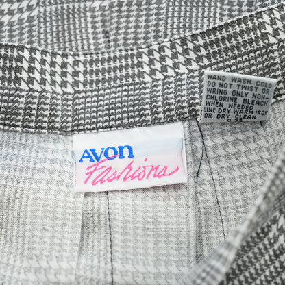 Vintage Gray Houndstooth Skirt
