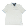 White Solid Short Sleeve Polo