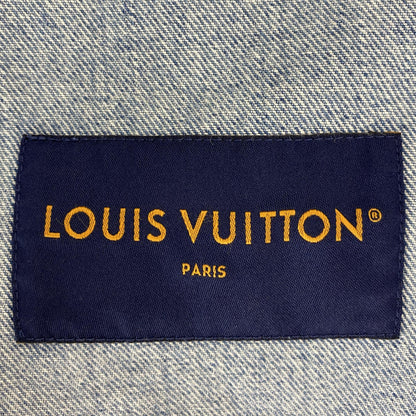 Blue The Monogram Destroy Denim Trucker Jacket