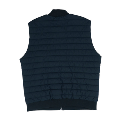 Black Solid Casual Vest