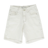 White Denim Shorts