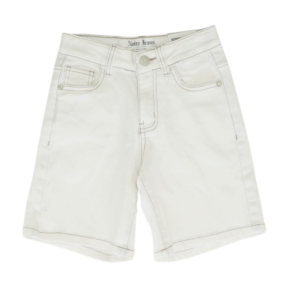 White Denim Shorts