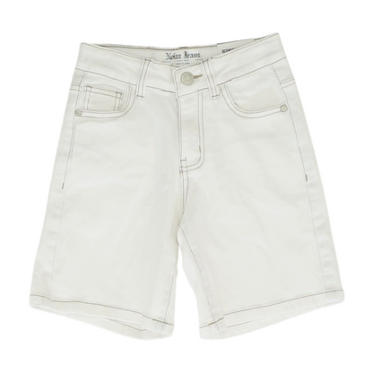 White Denim Shorts