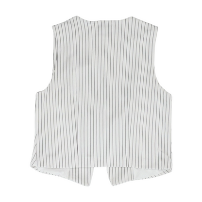 White Striped Blouse