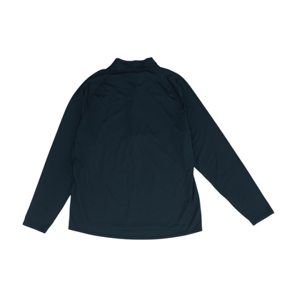 Black Solid 1/4 Zip Pullover