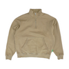Future Planet Beige Solid 1/4 Zip Pullover – Image 1