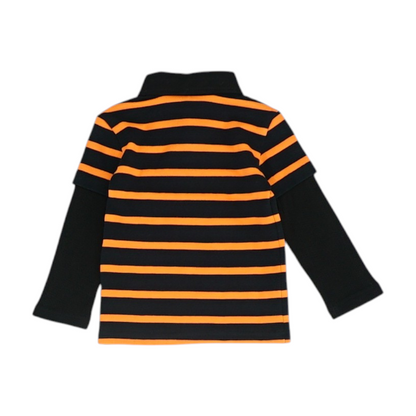 Orange Striped T-Shirt
