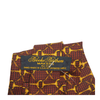 Red Print Neck Tie