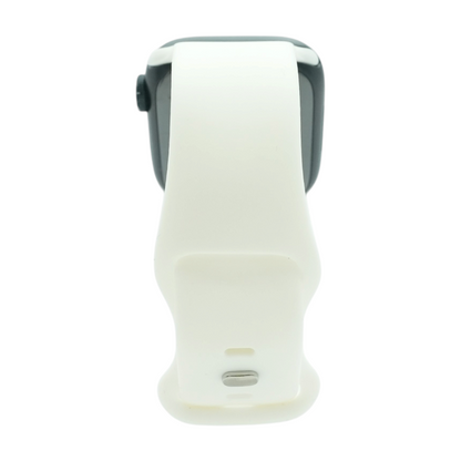 41mm Series 8 Midnight Smartwatch White Band S/M