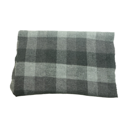 Black Plaid Scarf