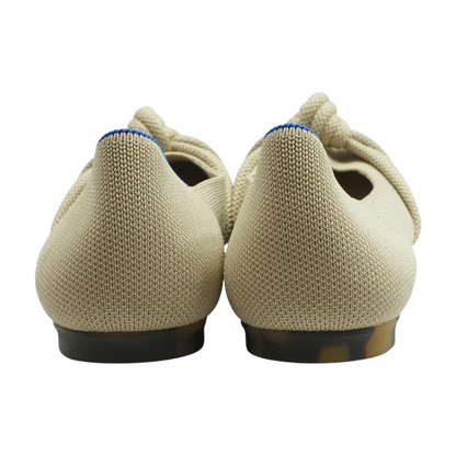 Beige Slip-On Flats