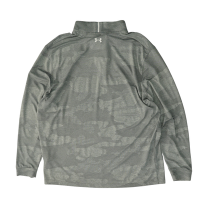 Gray Camo 1/4 Zip Pullover