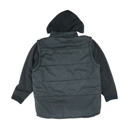 Black Solid Active Jacket