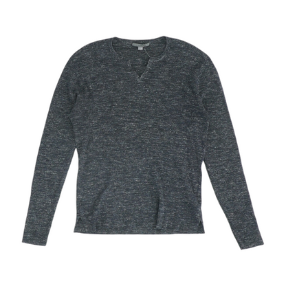 Navy Solid Pullover Sweater