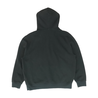 Black Solid Hoodie Pullover