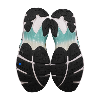 GT-2160 Teal Gold Low-Top Athletic Shoes