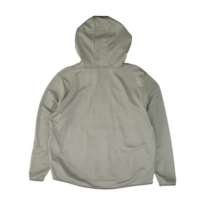Gray Solid Hoodie Pullover