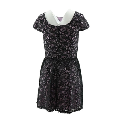 Purple Misc Mini Dress