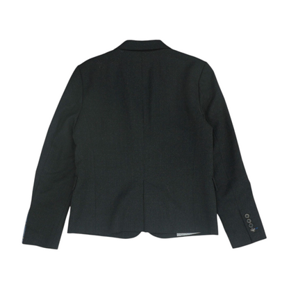 Gray Solid Blazer